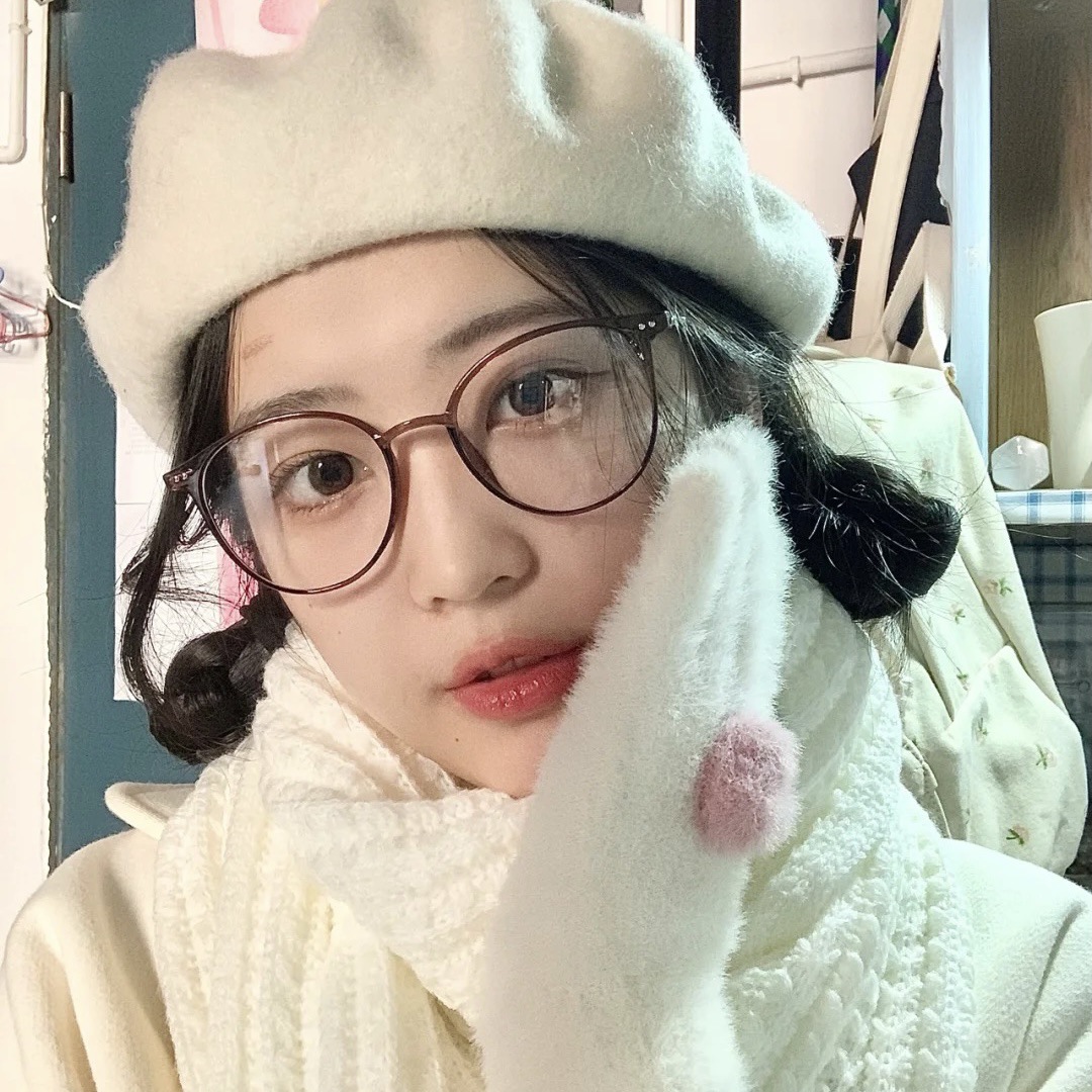 Cold tea-colored myopia glasses for women can be equipped with anti-blue light large face slimming Korean-style trendy natural glasses frame, which is super light Specification image