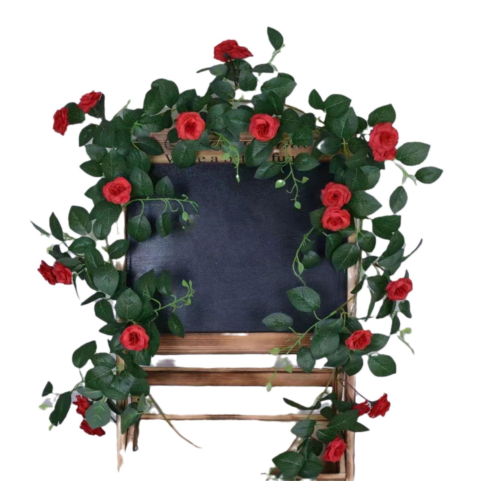 Wedding background props, simulated flowers, roses, hanging vines, wall hangings, indoor soft decorations, and popular photo spots Item Picture