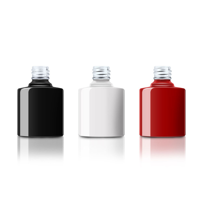 现货批发定制400色避光光疗胶功能胶分装空瓶 指甲油胶玻璃空瓶详情图5