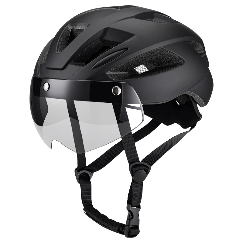 自行车骑行头盔 可拆卸磁吸式风镜男女通用山地车公路车安全帽详情图5