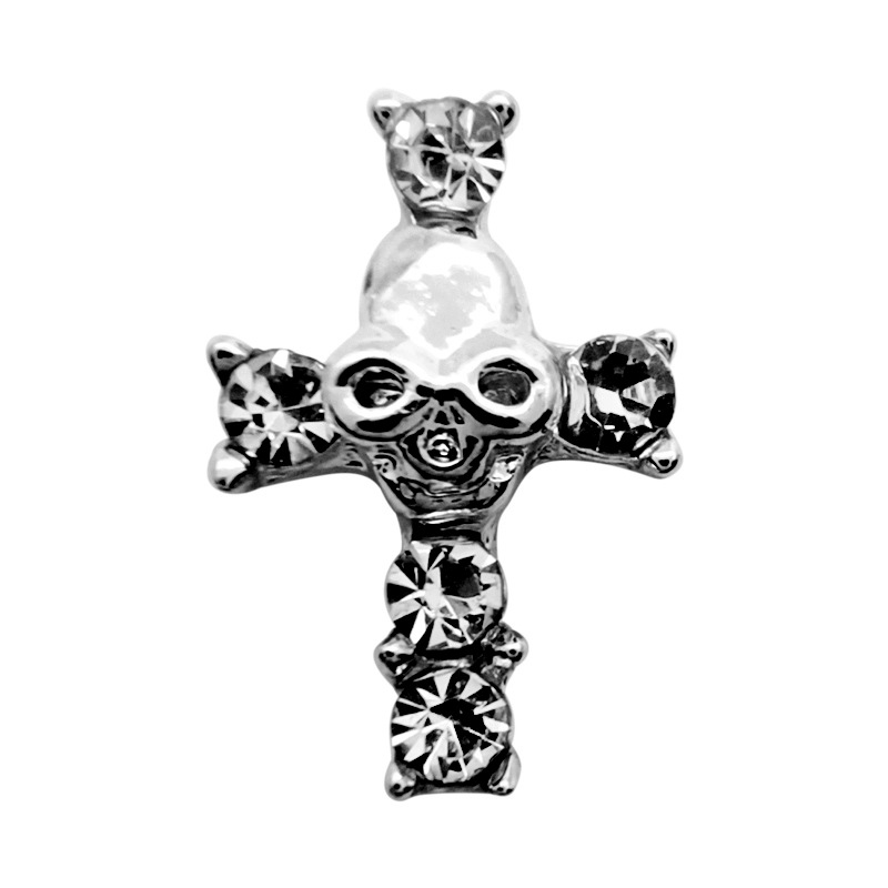 Punk-style Halloween cross alloy nail accessories, star moon heart-shaped nail accessories, nail drill wholesale Item Picture