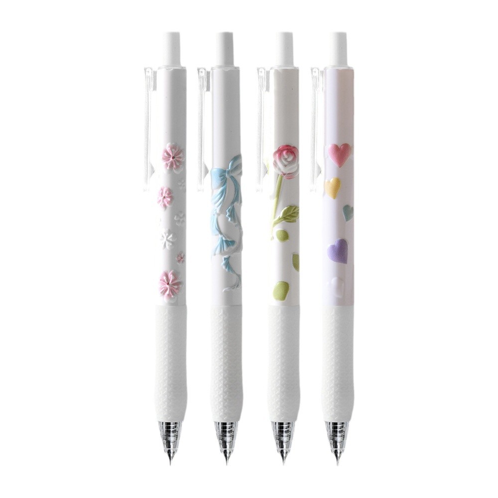 Chenxi Blank Fragrance Relief Pen 3D Gel Pen CS Double nib 0.5mm Black Signature Pen for students Item Picture
