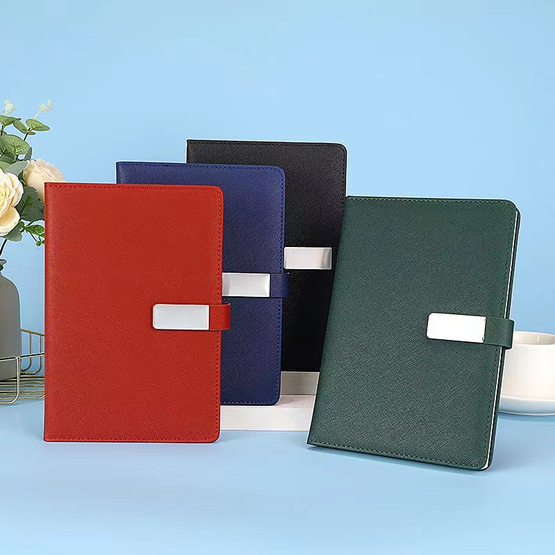 Customized A5 business notebook gift box set, high-end office notebook, customized logo for corporate year-end party gifts details Picture