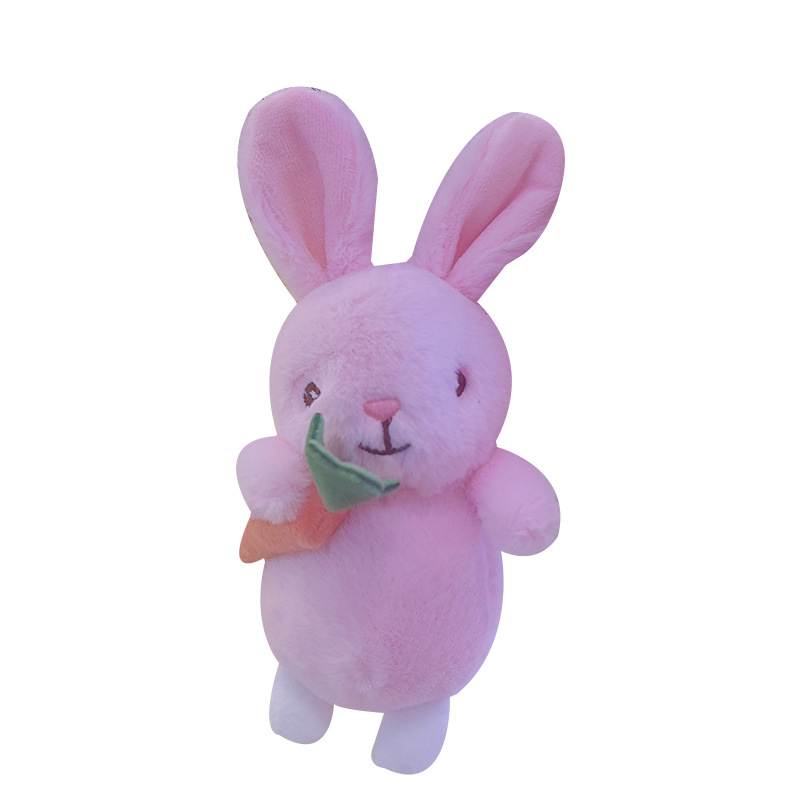 Popular plush toys: radish and rabbit bags, rabbit dolls, keychains, pendants, couple key chains, and dolls Item Picture