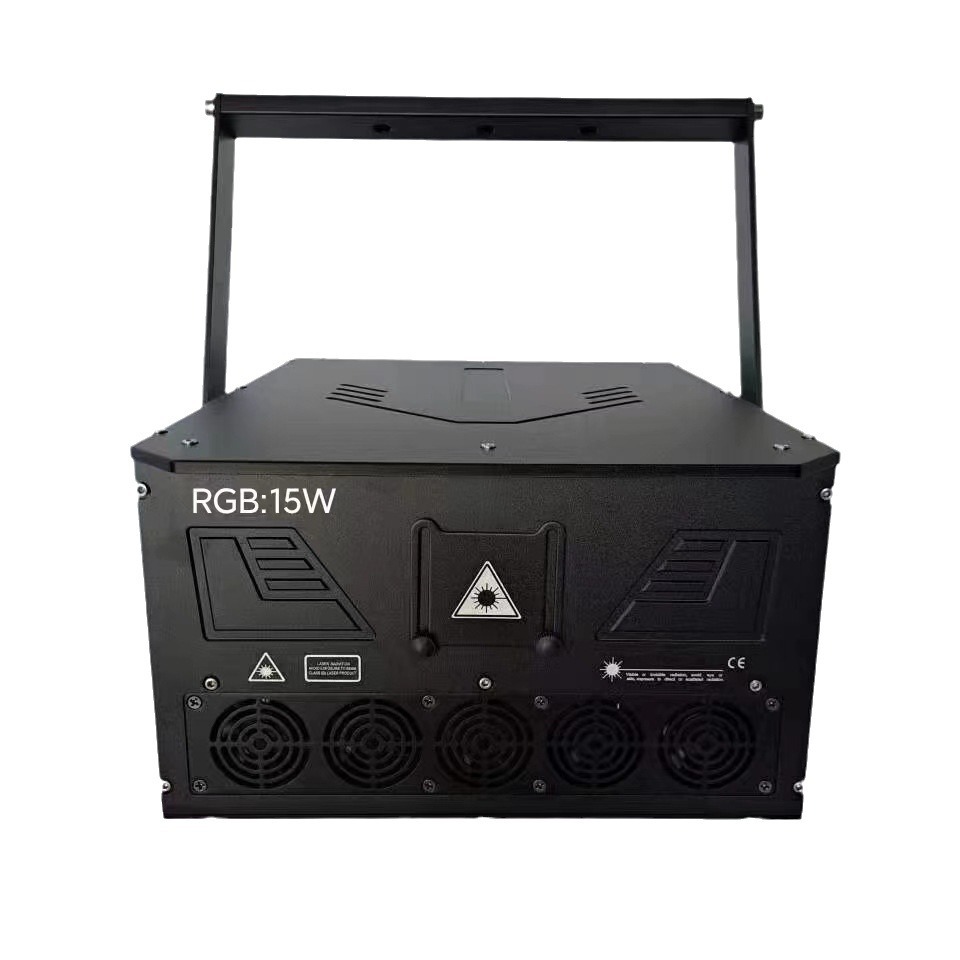 Outdoor high-power full-color waterproof 30W laser light stage bar wedding pattern animation Northern lights laser light Item Picture