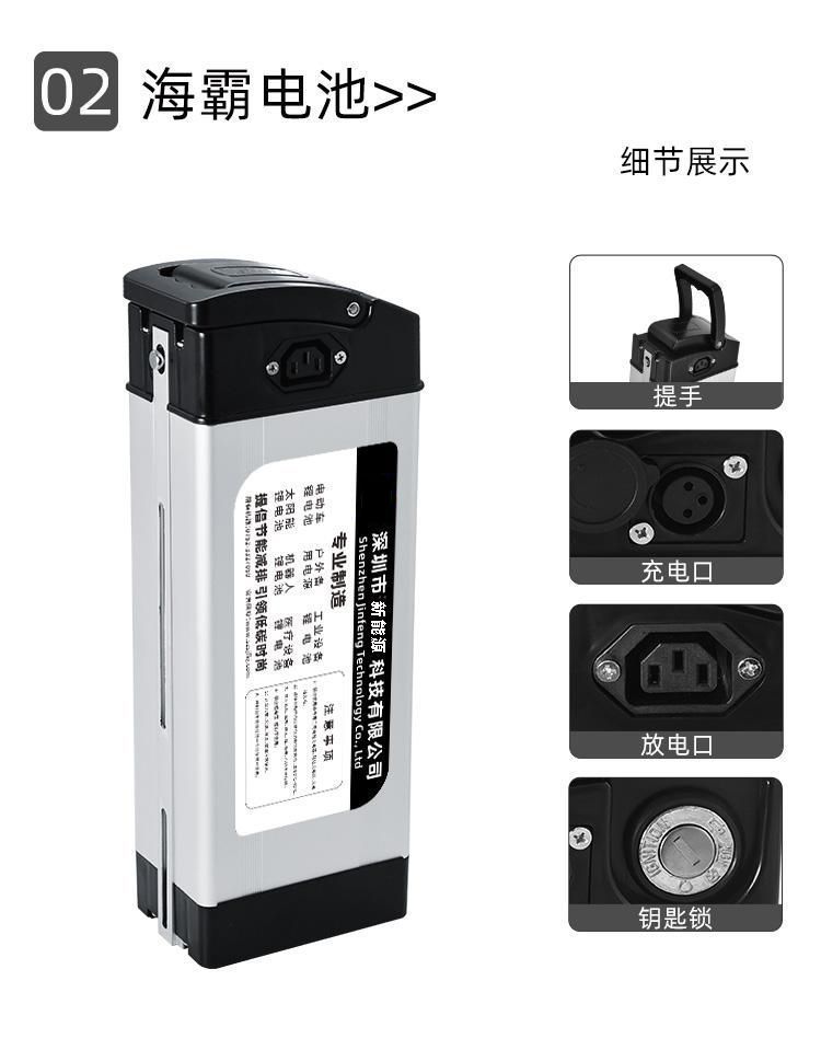 银鱼海霸代驾折叠电动车锂电池48V20AH三元大容量电池电工电气详情11