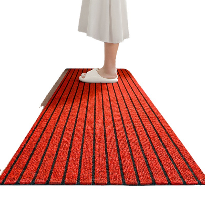 Kitchen floor mat absorbent, non-slip, oil-proof, erasable, non-washable, dirty-resistant foot mat entry door mat entry door carpet household Item Picture