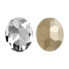 Factory wholesale of multi-faceted oval diamonds, AA glass crystal diamonds, DIY phone cases, diamond-encrusted clothing, accessories and accessories Item Picture