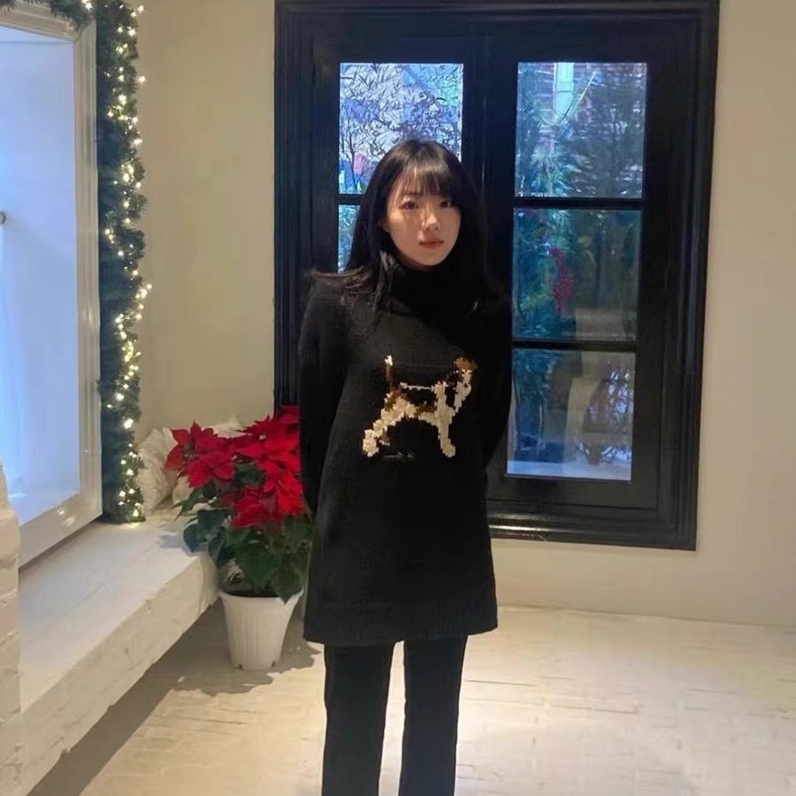 毛衣/毛衣妈妈秋冬款/德开/女装女短袖韩版/毛衫细节图