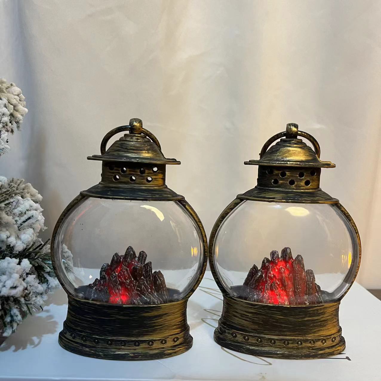 Manufacturers Direct Sales Led Electronic Wind Lamp Oval Small Horse Light Electronic Candle Light Creative Decorative Candle Light Specification drawing