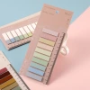 Factory wholesale Morandi color sticky notes, student solid color note-taking sticky notes, cute N times sticky notes Application Scenario
