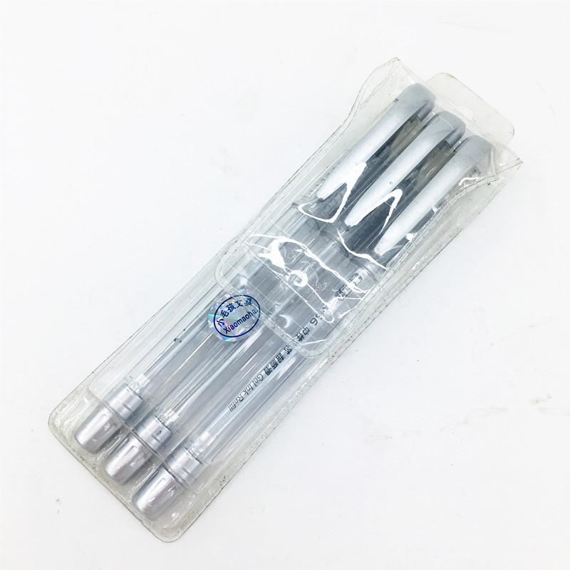 Three gel pens are directly supplied by the manufacturer and can be hung in pp bags. Three business pens are of high quality and can be used with confidence
