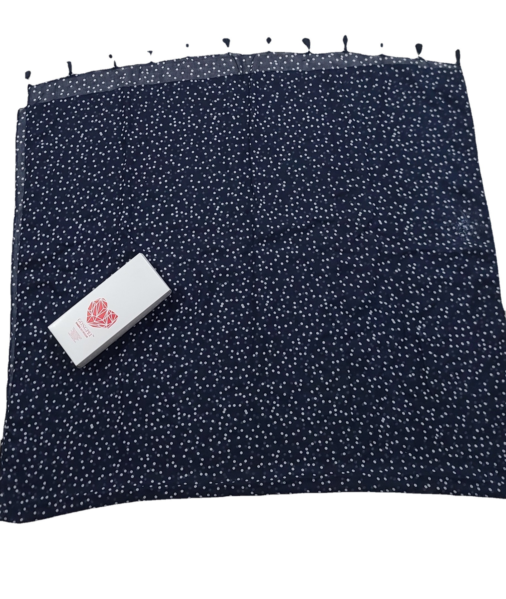 Spring And Autumn Warm Polka Dot Spot Ladies Red Navy Blue Polka Dot Long Scarf Now Fashion Scarf Beach Towel Item Picture