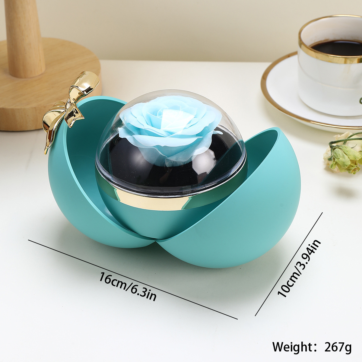 علبة قلادة قلادة قلادة خاتم زواج الحب بين عشية وضحاها Specification image