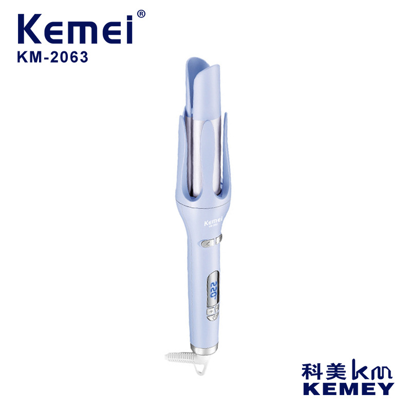 KEMEI's new fully automatic curling iron with ceramic glaze coating and multi-speed temperature control, negative ion hair care curling iron