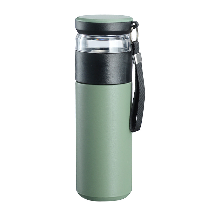 Strict Selection Of Tea Separation Thermos Cup Office Tea Cup High Appearance Level Car High-End Water Cup Stainless Steel Portable Cup Item Picture