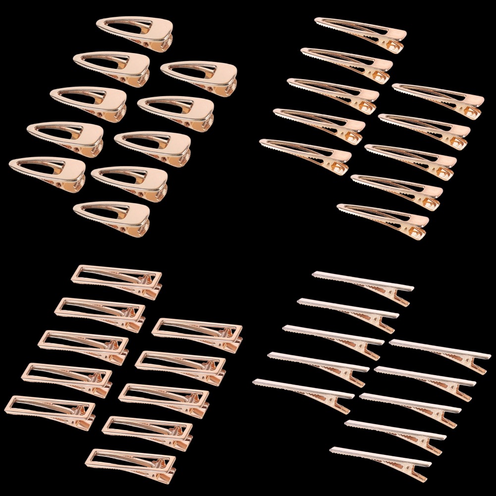 Diy Crystal Drop Hairpin Mold Accessories Multi-Style Geometric Metal Hairpin Drop Accessories