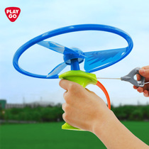 PLAYGO outdoor toy Bamboo Dragonfly Frisbee string flying saucer family interactive toy family interactive 5316