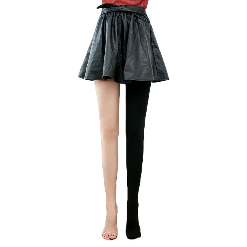 Korean pressure pants, slimming leg socks, jumpsuits, silk stockings, women's spring and autumn fleece thickened, flesh-colored anti-hook silk leg beauty leggings Item Picture