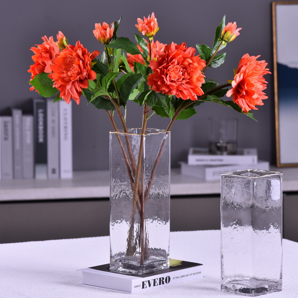 Factory direct sales of high-end artificial dahlia with realistic touch, wholesale of high-end artificial dahlia for home decoration, shopping malls and hotels Application Scenario