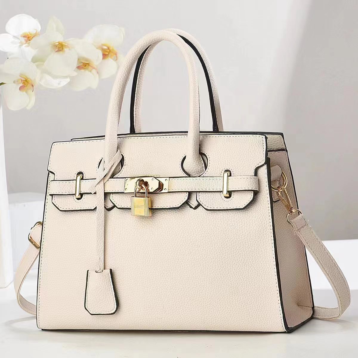 Factory Foreign Trade Bag Female 2024 New Single Shoulder Smooth Oblique Bag Female Fashion Handbag Korean Texture Specification drawing