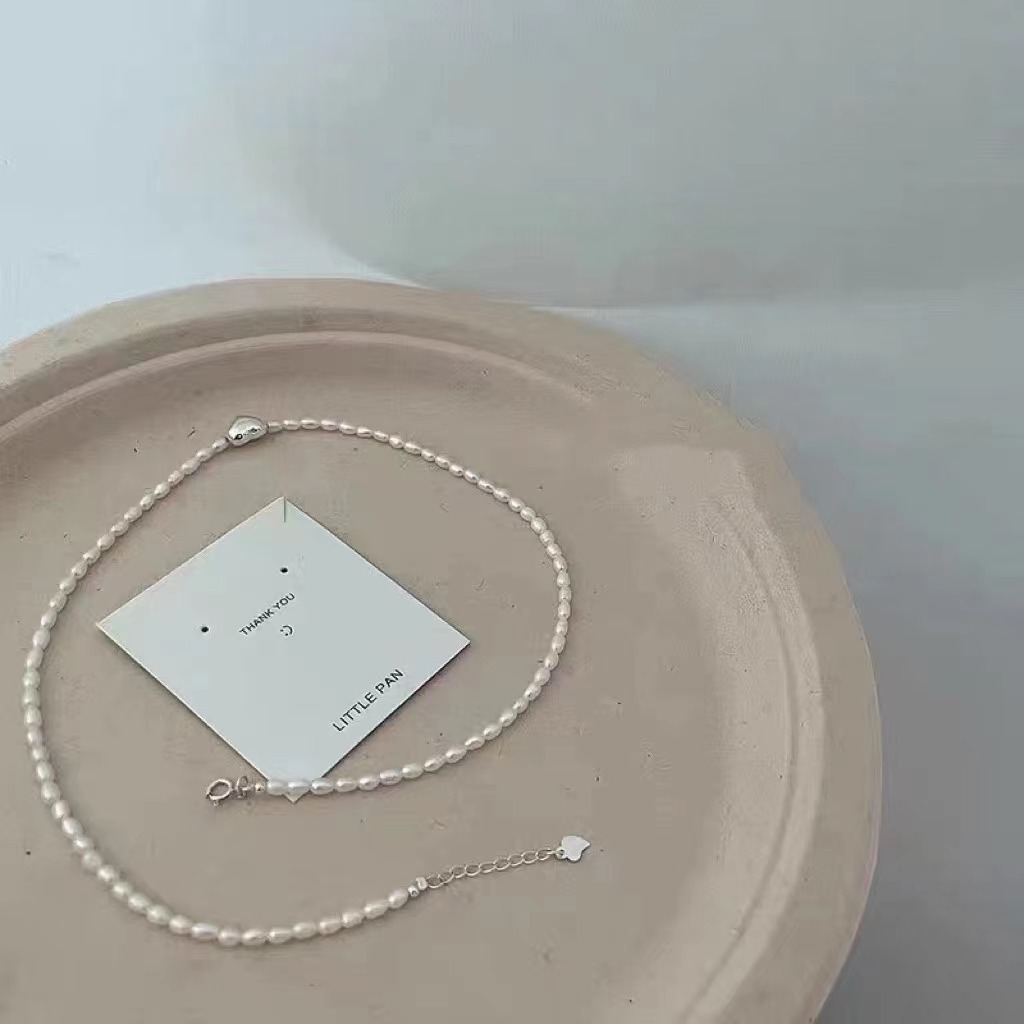 珍珠爱心笑脸白底实物图