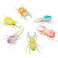夜光昆虫独角/透明大甲虫/仿真模型玩具白底实物图