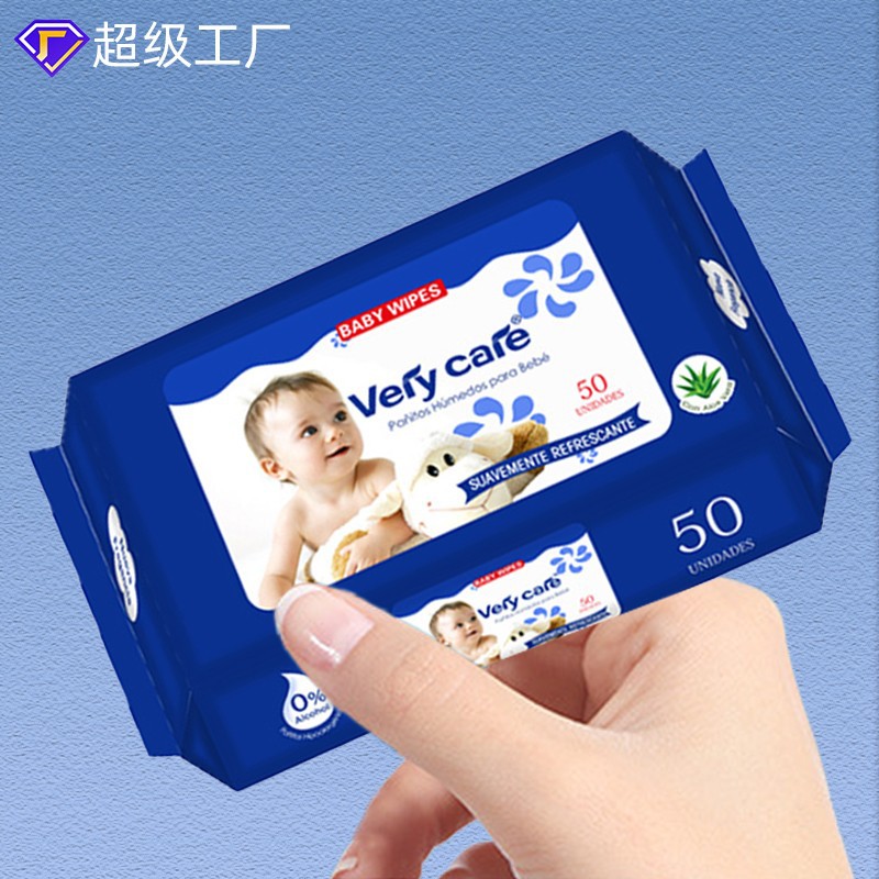 Large Pack Of Wet Wipes Wholesale 50 Household Sanitary Wipes For Hand And Mouth Cleaning Baby Wipes Specification drawing
