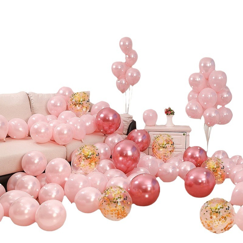 气球/跨年气球/气球玩具/发光气球/氦气球卡通白底实物图