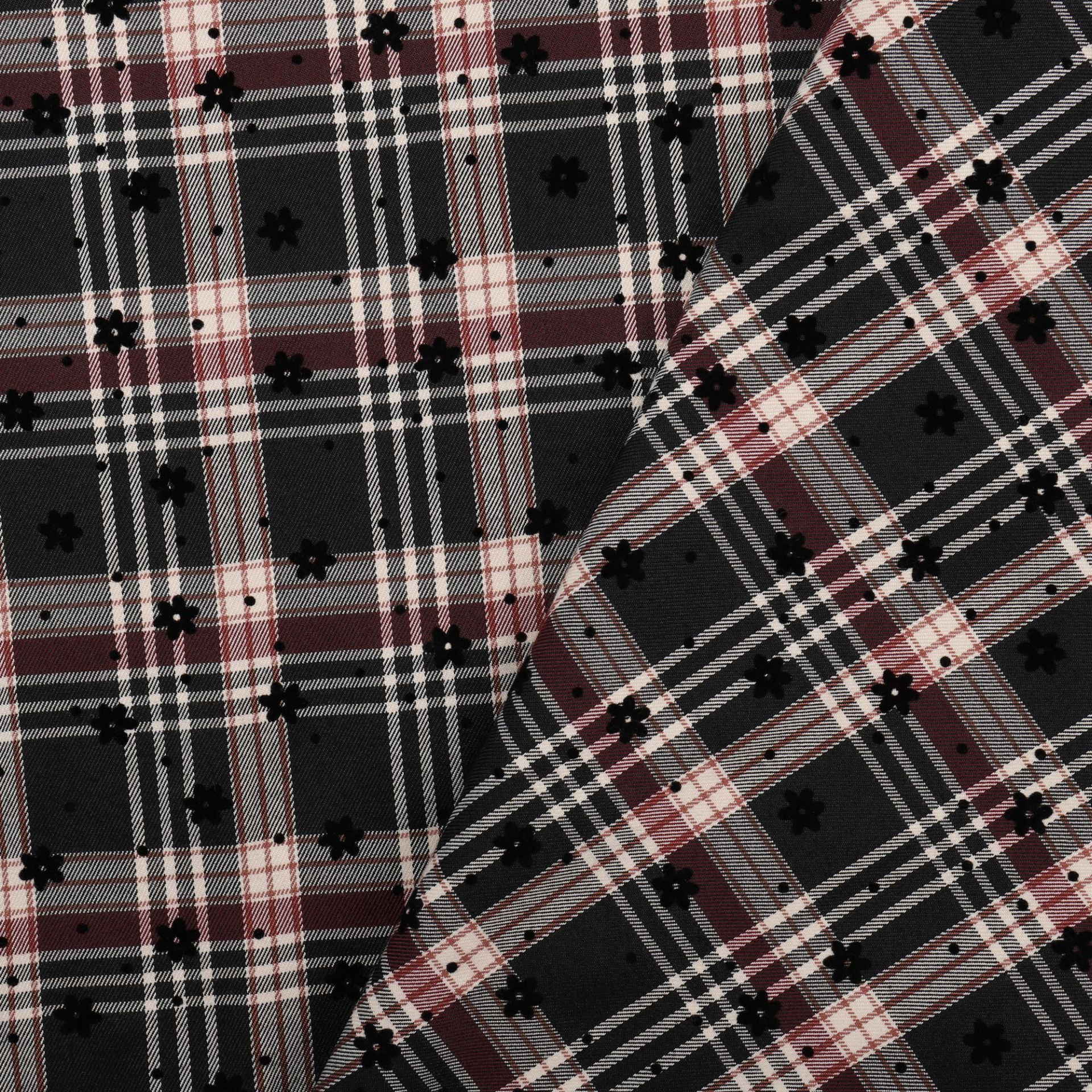 Spades Tr Yarn-Dyed Twill Plaid Jk Check Skirt Bag Shoes Hat Hair Accessories Bow Tie Small Wave Dot Flocking Fabric details Picture