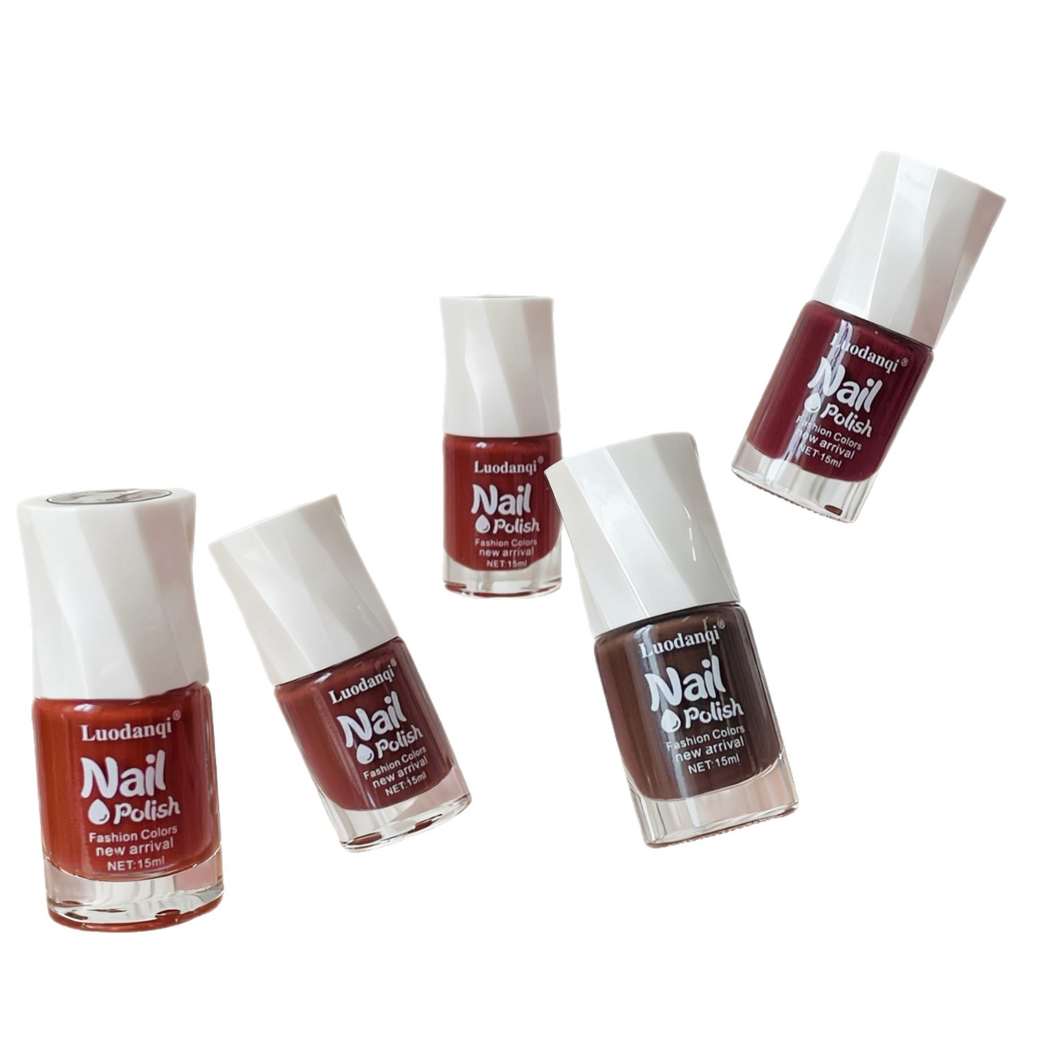 The new no-bake nail polish, quick-drying and long-lasting nude nail polish oil, transparent children's pink nail polish that makes the skin look fairer, is selling well across borders Item Picture