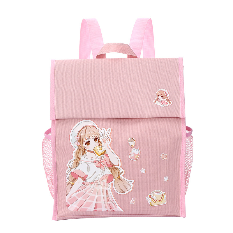 New cartoon children's and primary school students' schoolbags, boys' and girls' after-school bags, hand-held book bags, lightweight and low-burden student schoolbags Item Picture