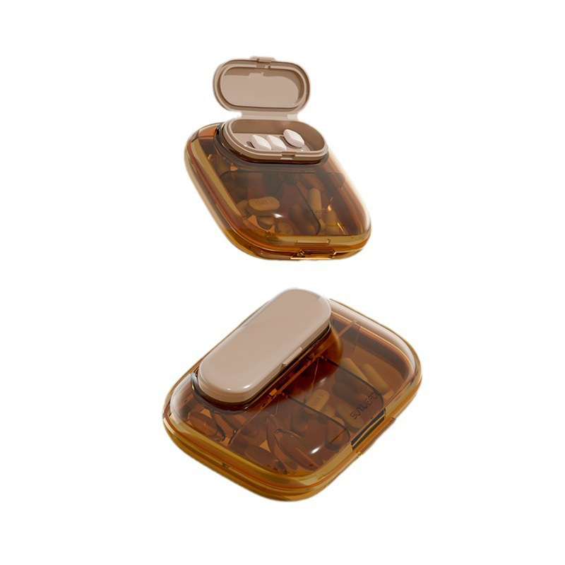 Pill Box Portable Small Pill Box Three Meals A Day Mini Medicine Portable Pills Medicine Pills Health Care Products Packaging Box Item Picture