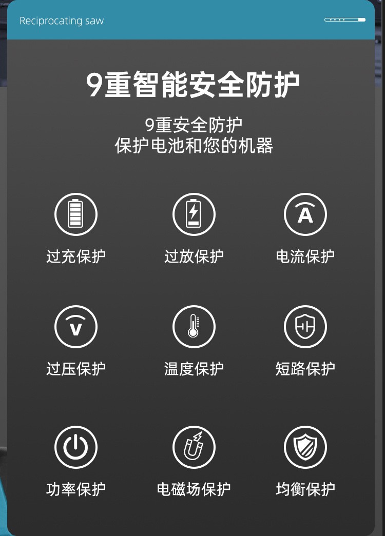 手电钻电动工具多功能电动螺丝刀套装大功率充电式无线家用锂电钻详情3