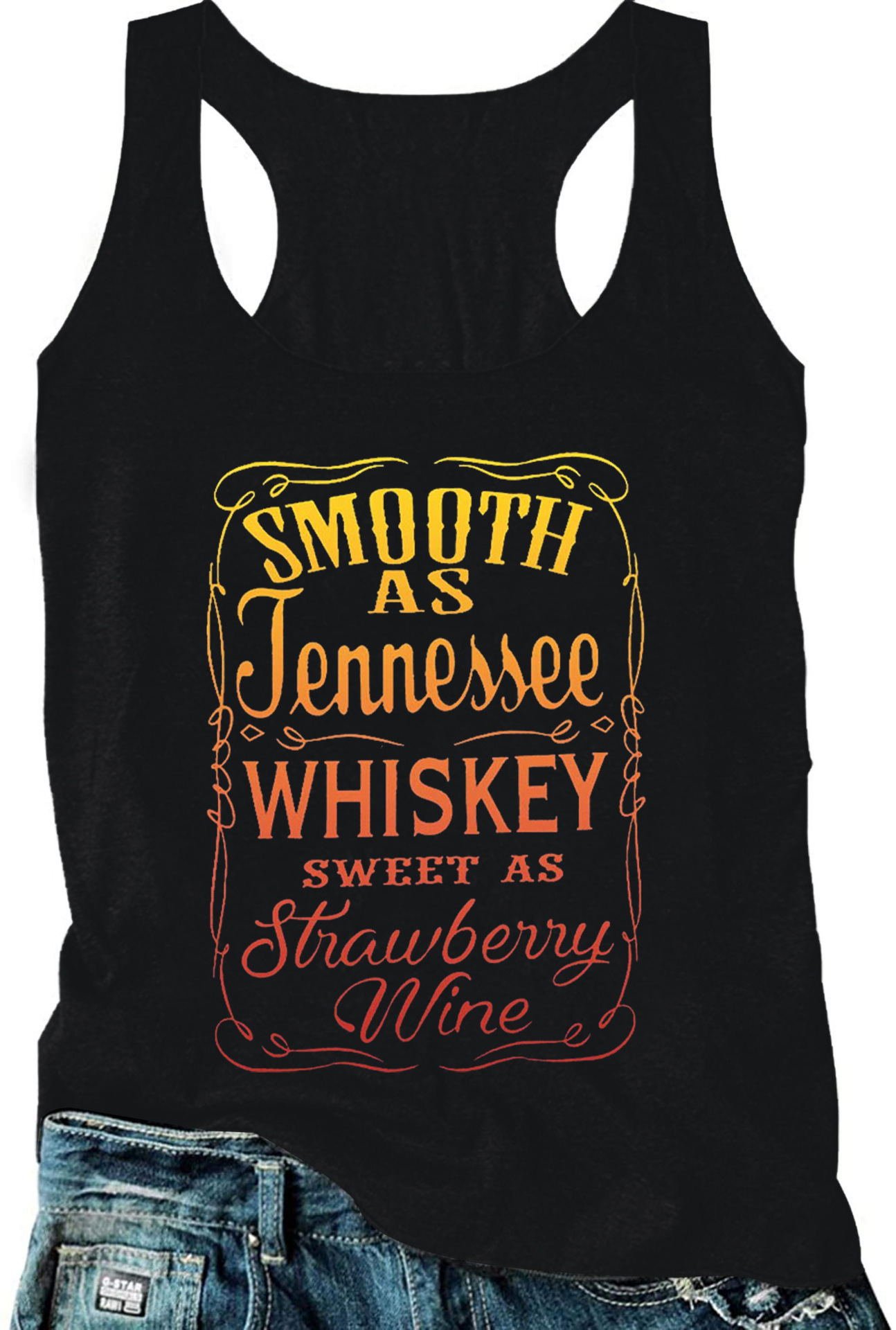 P058 large-sized Amazon independent store wish AliExpress printed mother-daughter vest T-shirt details Picture