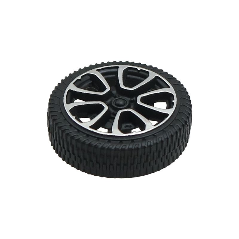 30mm fancy wheel toy car wheels, 2mm hole shaft tires, tech small creations, fun assembly parts Item Picture