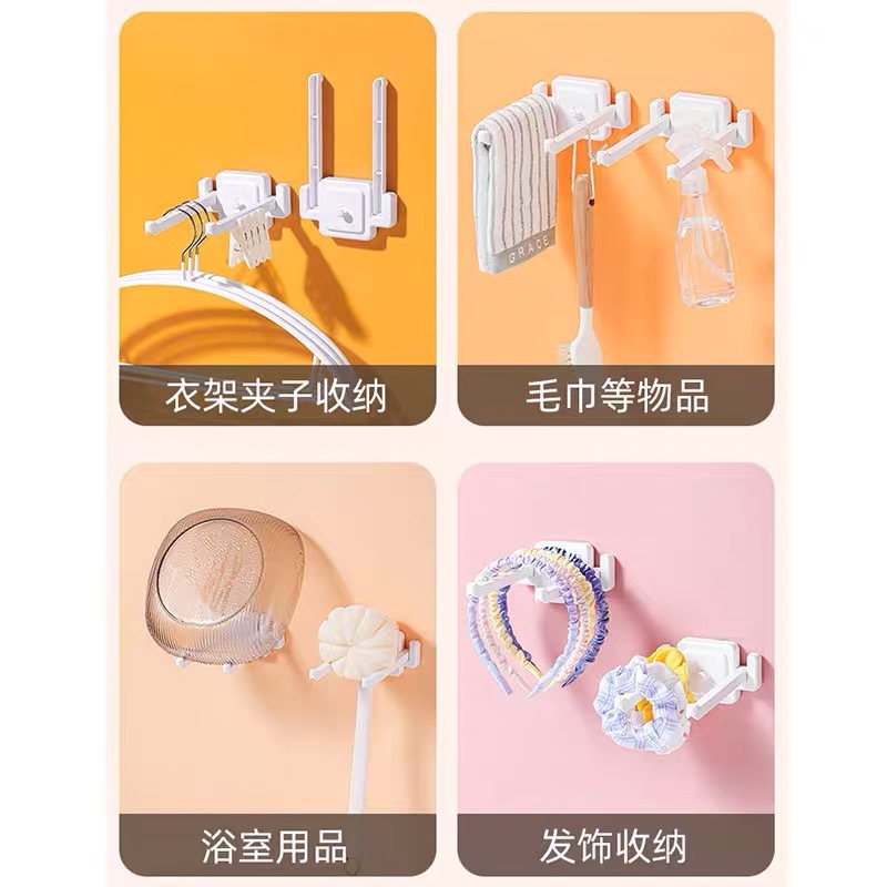 爱优汇发箍收纳神器发圈发带整理架宿舍壁挂式墙上免打孔头箍收纳 details Picture