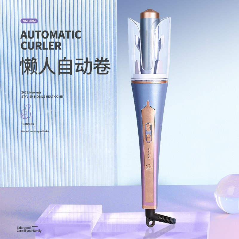 An automatic rotating curling and perming magic tool