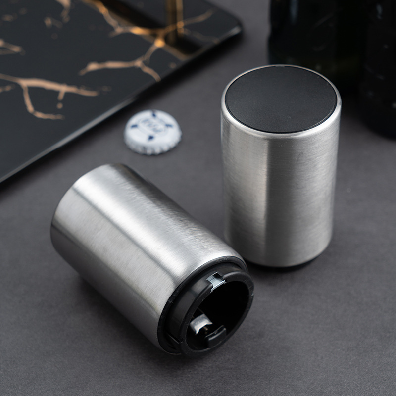 Stainless steel bottle opener, press-type beer bottle opener, household automatic metal cap opener, popular bar bottle screwdriver Application Scenario