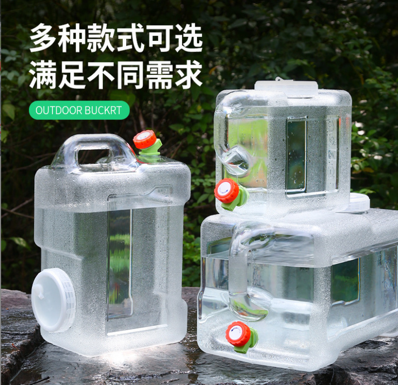 Outdoor water buckets, household drinking water buckets Application Scenario