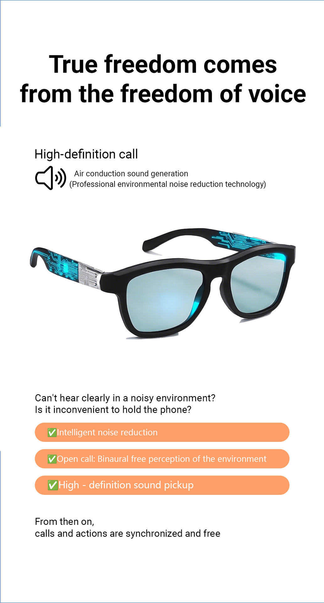 Smart color-changing AI Bluetooth glasses for men and women, anti-blue light translation, phone calls, music listening, remote control GV90 sunglasses pic 29