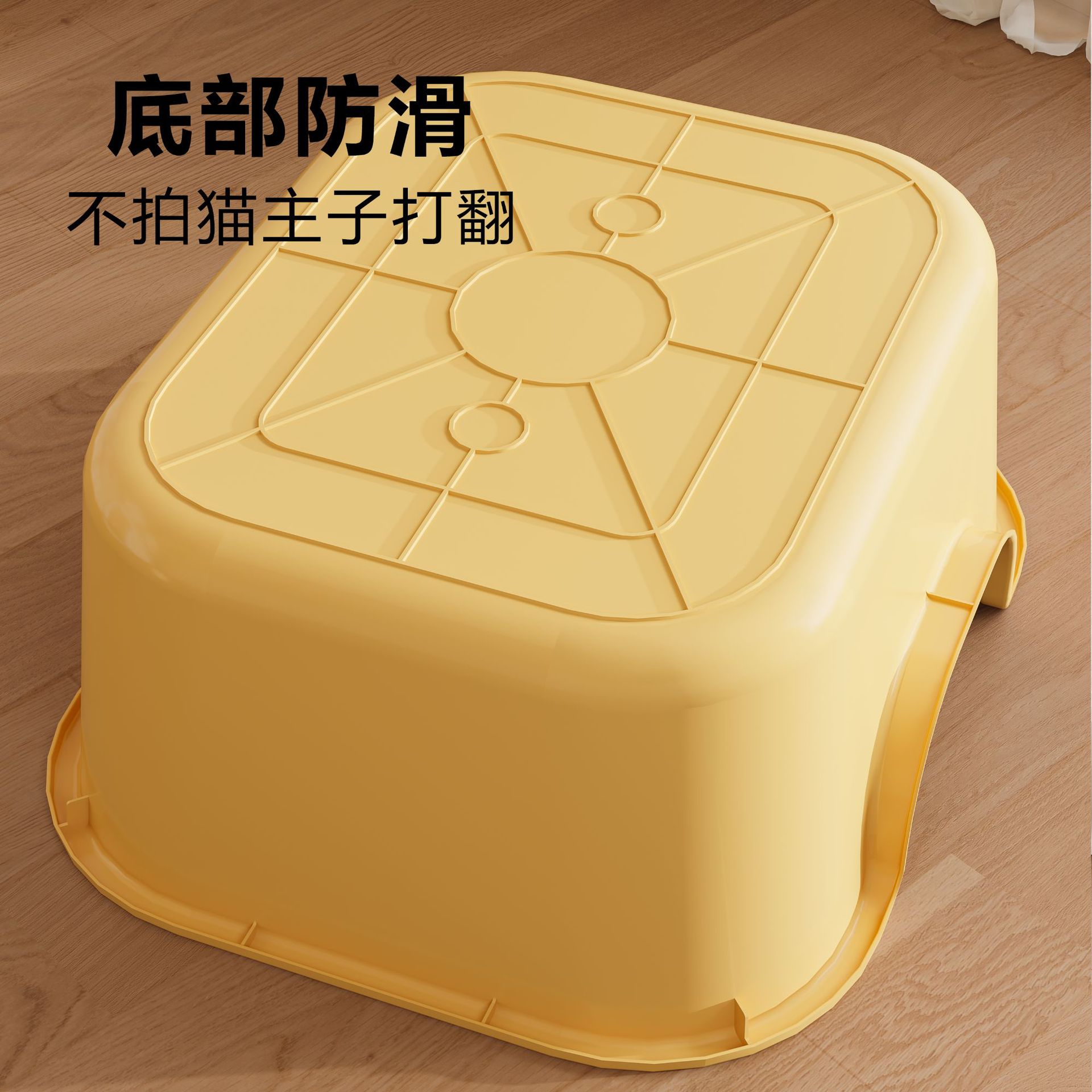 Semi-Closed Cat Litter Box Anti-Splash Cat Toilet Super Large Space Circulation Cat Litter Box Anti-Slip Anti-Upset Cat Litter Box Application Scenario