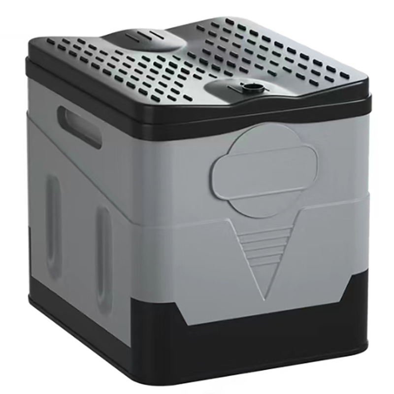 Outdoor camping toilet, folding car toilet, portable anti-odor curing agent toilet, emergency self-driving equipment for vehicles Item Picture