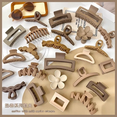 Hairpin Female Back Head Large Grab Clip Advanced Sense Hair Shark Clip Medium Clip 2023 New Hairpin Headwear