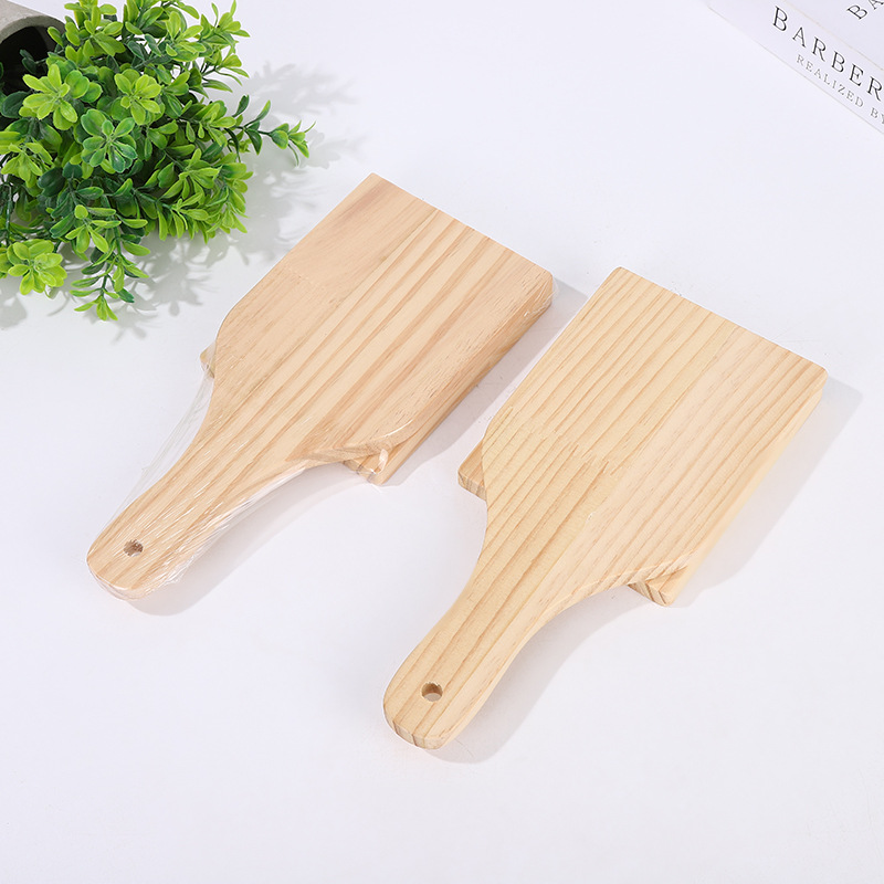 Wooden pancake press, childhood memories, Qingming fruit press, household dumpling mold, dough rolling tool, wooden pancake press board Item Picture