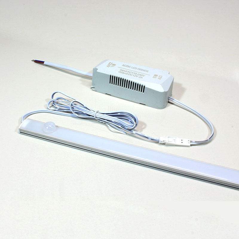 LED human body sensor light strips, ultra-thin cabinet and wardrobe lights, intelligent sensor, full-house size customization details Picture