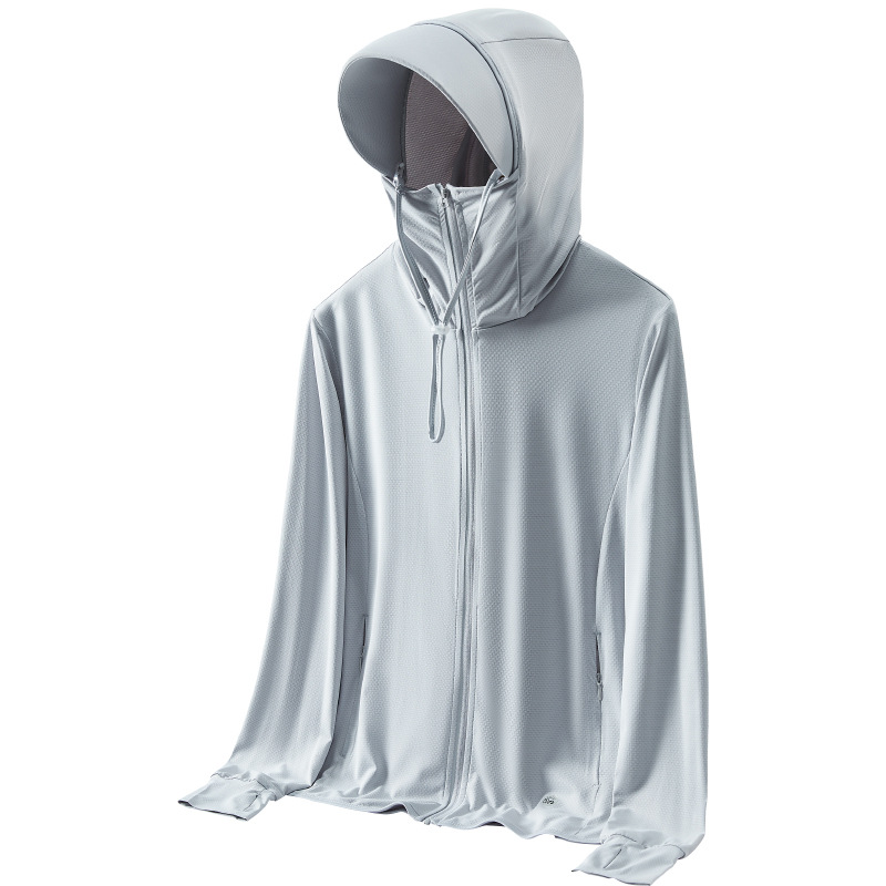 A Banana With Ice Silk Summer Sun Protection Clothes Female Uv-Proof Upf50+ Breathable Hat Can Be Detachable Sun-Protective Clothing Male Item Picture