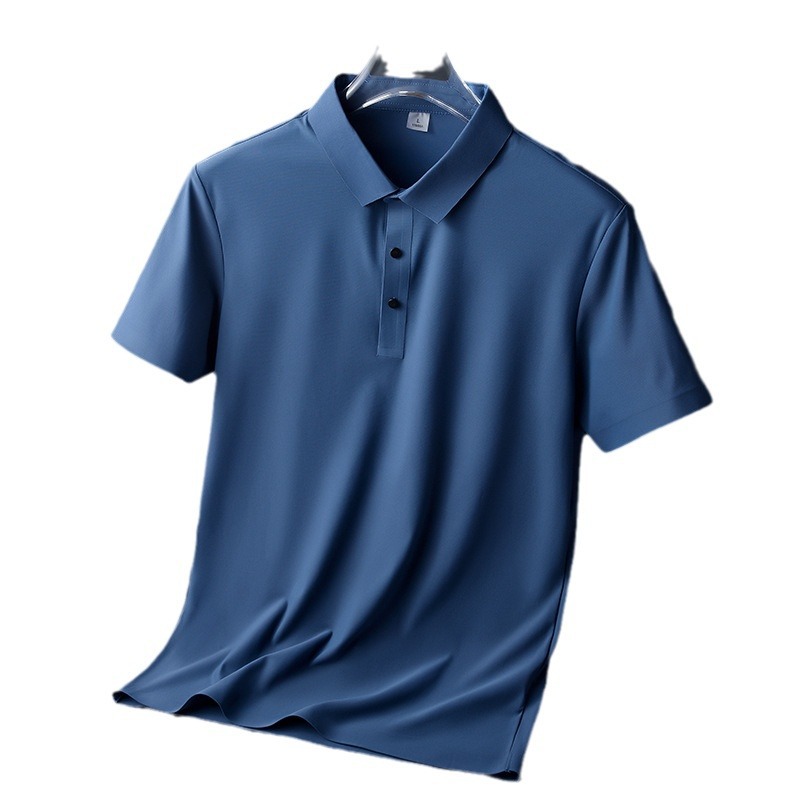 速干冰丝短袖T恤印字logo夏季工装工作服刺绣男女半袖polo衫工衣