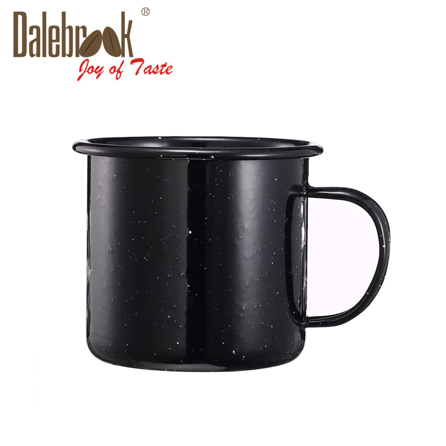 Dalebrook搪瓷水茶杯 户外复古创意马克杯卷边杯加厚杯子
