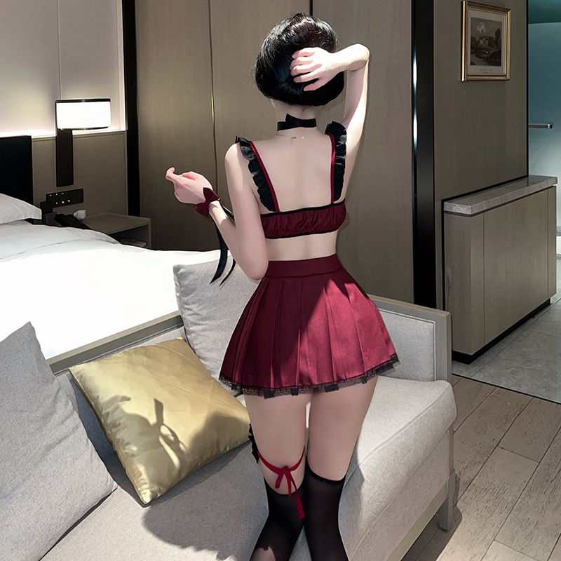 Sexy underwear temptation small breasts show big hot suit maid pure desire uniform passion sexy flirtation details Picture